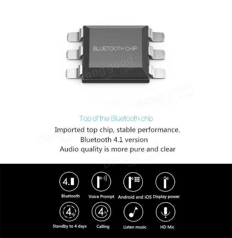 REMAX Brand T5 Self-timer Wireless Bluetooth 4.1 Earphone Headset With Mic